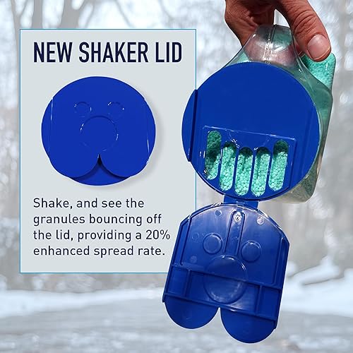 Miniatura 7 de Safe Paw Mascotas de hormigón seguro y potente derretimiento de hielo sin sal para calzadas, aceras y varios terrenos, jarra de 8 libras (paquete de