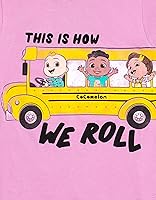 Vista 4 de CoComelon JJ Cody Nina - Paquete de 2 camisetas para bebés y niños pequeños