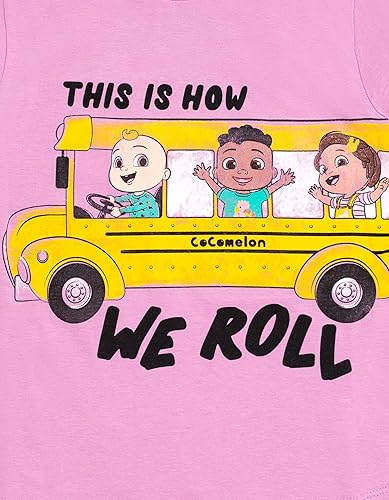 Miniatura 4 de CoComelon JJ Cody Nina - Paquete de 2 camisetas para bebés y niños pequeños