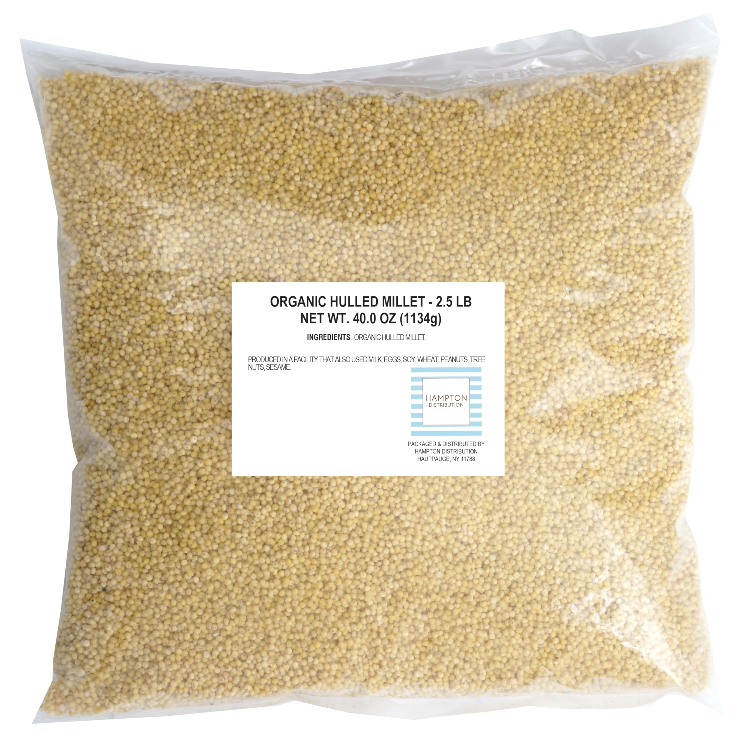 Hampton Distribution Organic Hulled Millet - dried grains and rice | Mubboo
