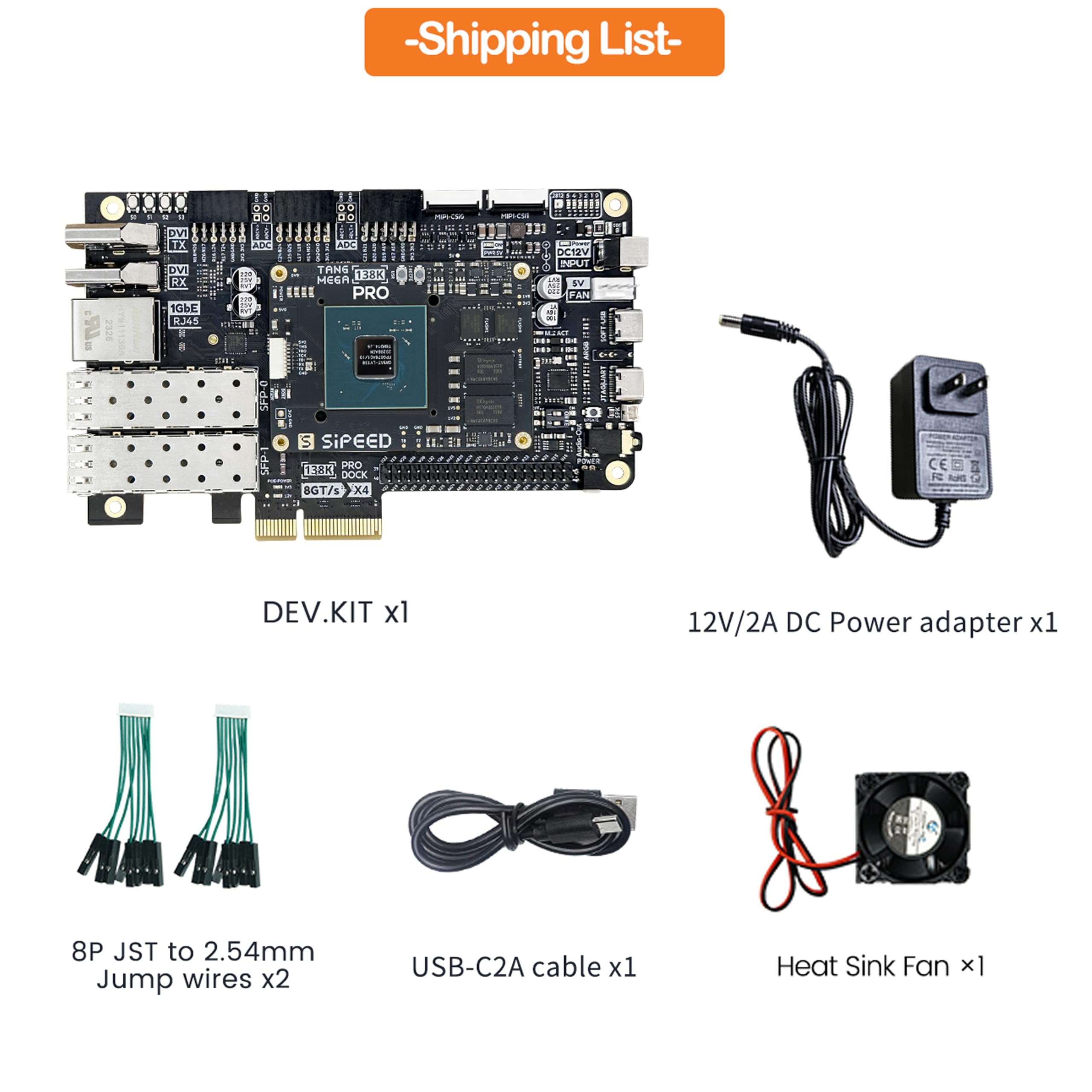 Amazon.co.jp: WayPonDEV Sipeed Tang Mega 138K Pro Dock GW5AST RISC