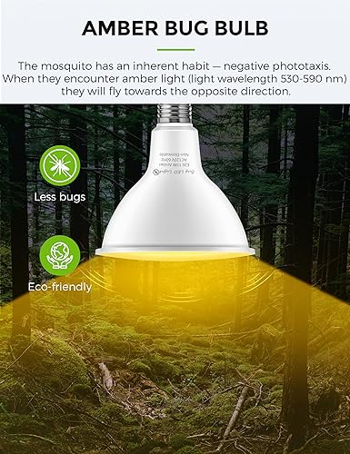 Miniatura 9 de LOHAS PAR38 Bombillas de luz de inundación azul, luz de inundación LED azul marino de Navidad para exteriores, equivalente a 120 W, regulable,