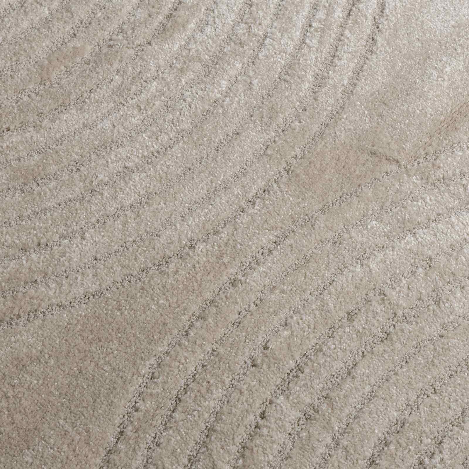 Galati Tapis beige 230 x 160 cm en polyester antidérapant pour salon, chambre à coucher, couloir, cuisine, salle de bain, lavable, anti-saleté, acoustique et protection thermique