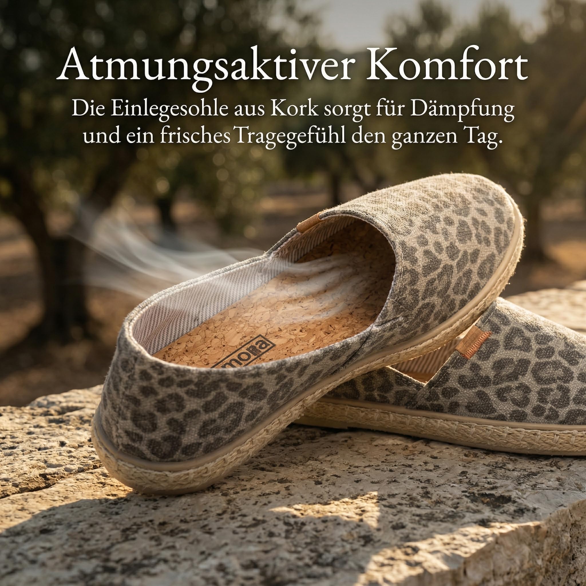 GLAMORA Damen Espadrilles Slipper Loafer Slip On Flache Schuhe Leicht Atmungsaktiv Bequem Sommer Freizeitschuhe