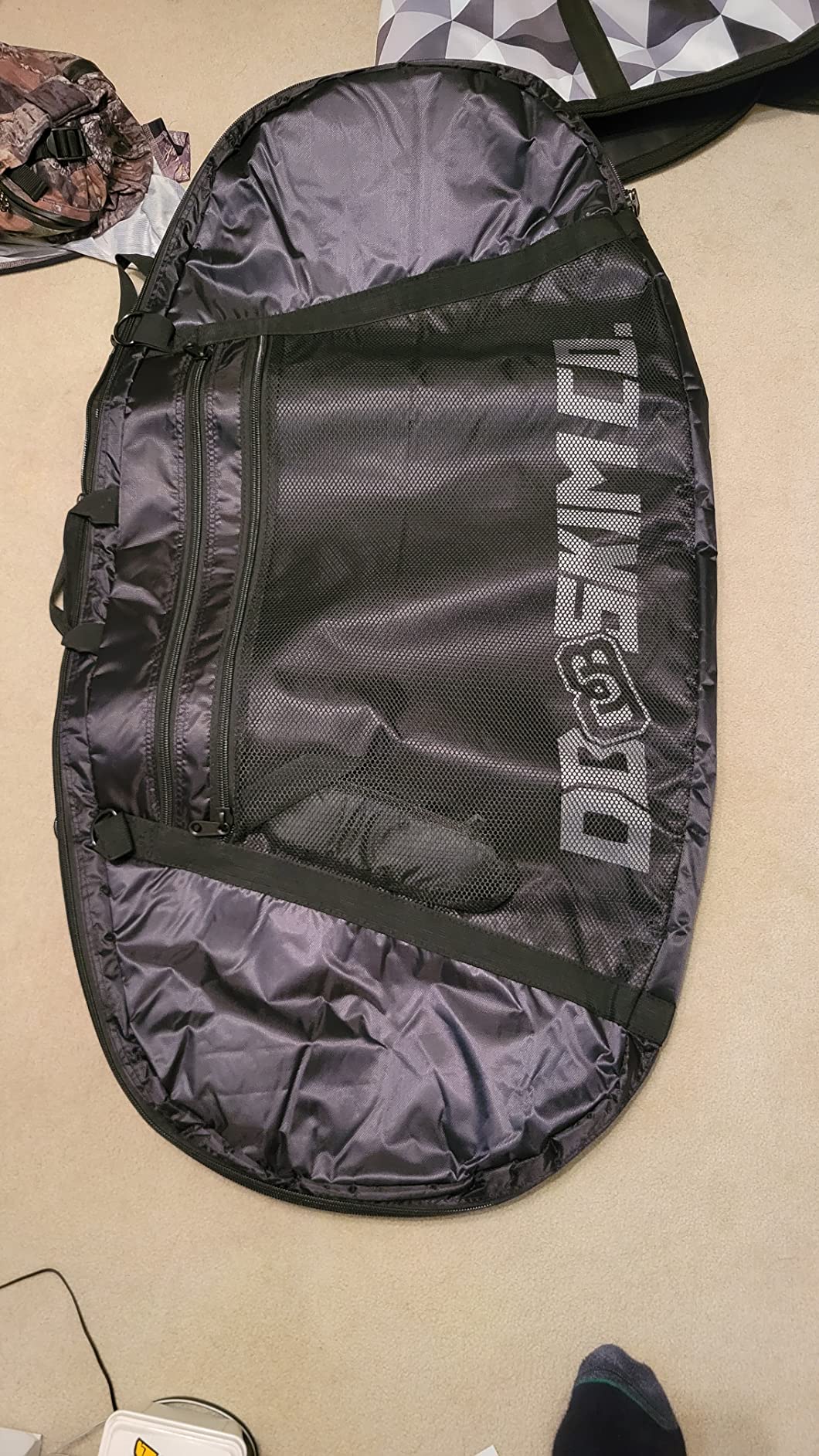 DB Skimboards Wanderer Deluxe Skimboard Travel Bag Black