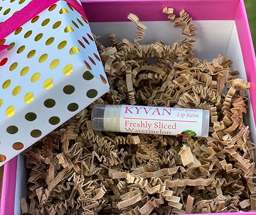 Miniatura 5 de KYVAN Bálsamo labial  Paquete de 3, orgánico certificado por USDA, 15 onzas cada uno (fresa, sandía, bálsamo labial naranja)
