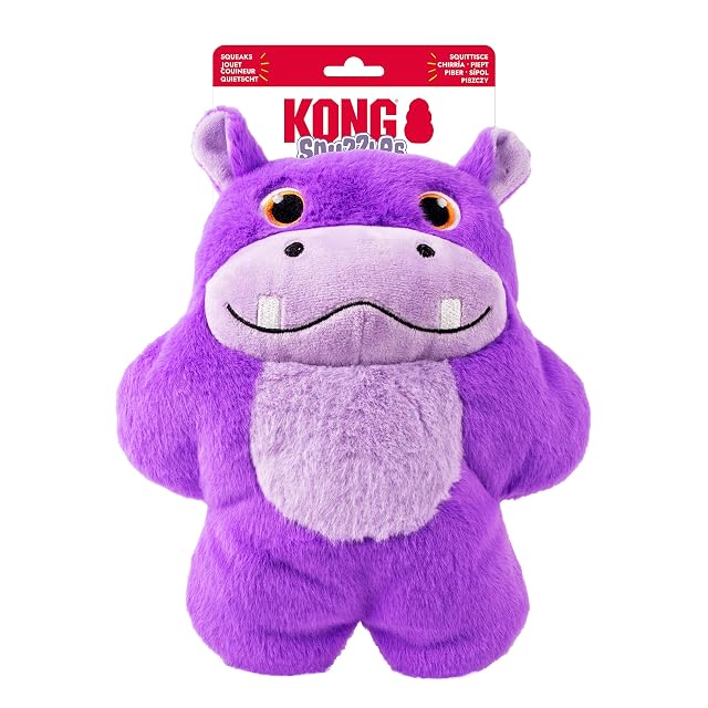 KONG Snuzzles - Juguete para perros XL - Juguete chirriante de felpa para razas grandes