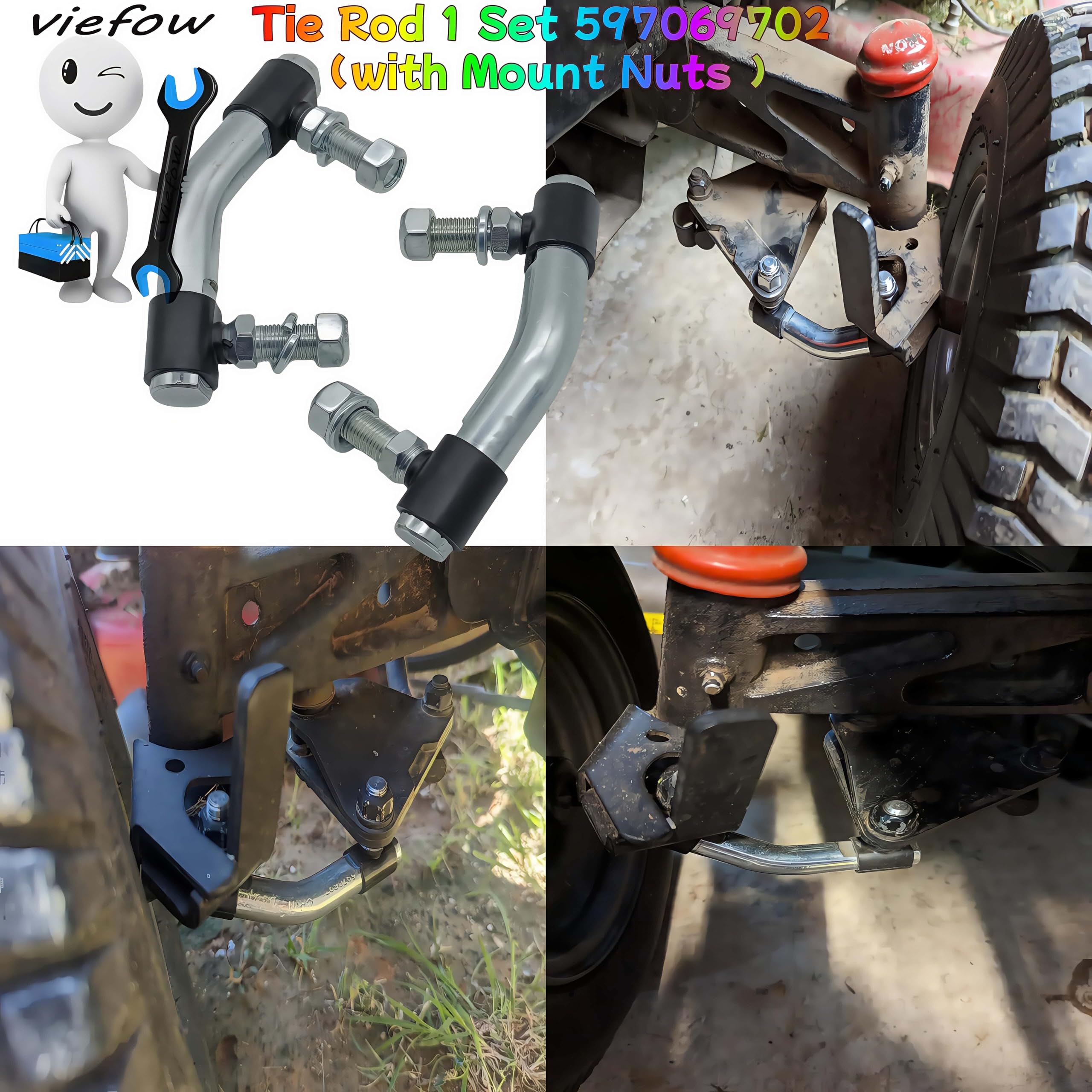 DAIWA - ties Amazon.com: Caltric Tie Rods Compatible with John Deere
