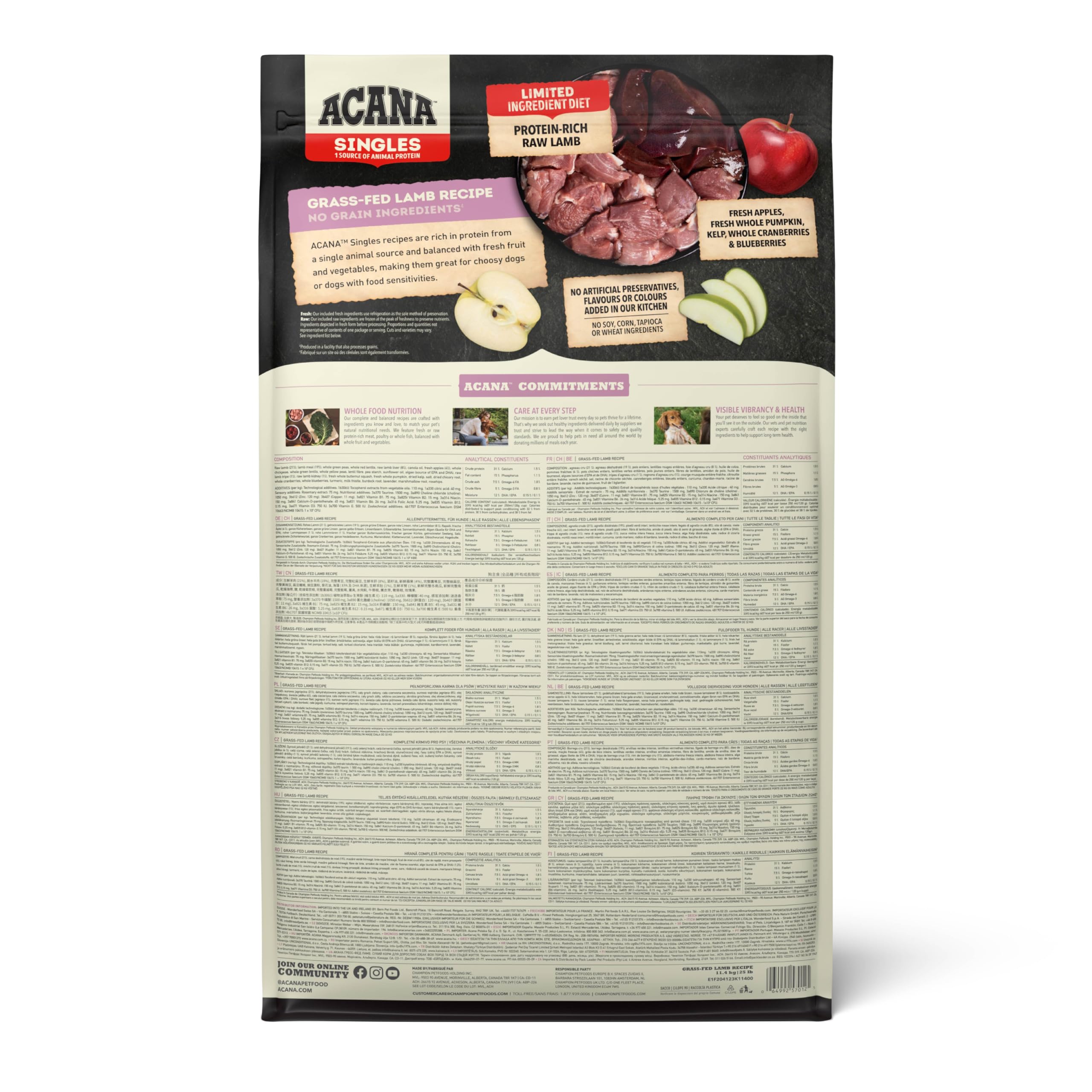 Amazon.co.jp: アカナ (ACANA) ドッグフード グラスフェッドラム