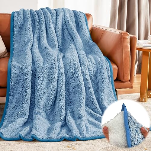 Manta Sherpa de forro polar acogedor, cálida manta de invierno para adultos, manta de felpa suave y divertida para la cama o el sofá, bonita