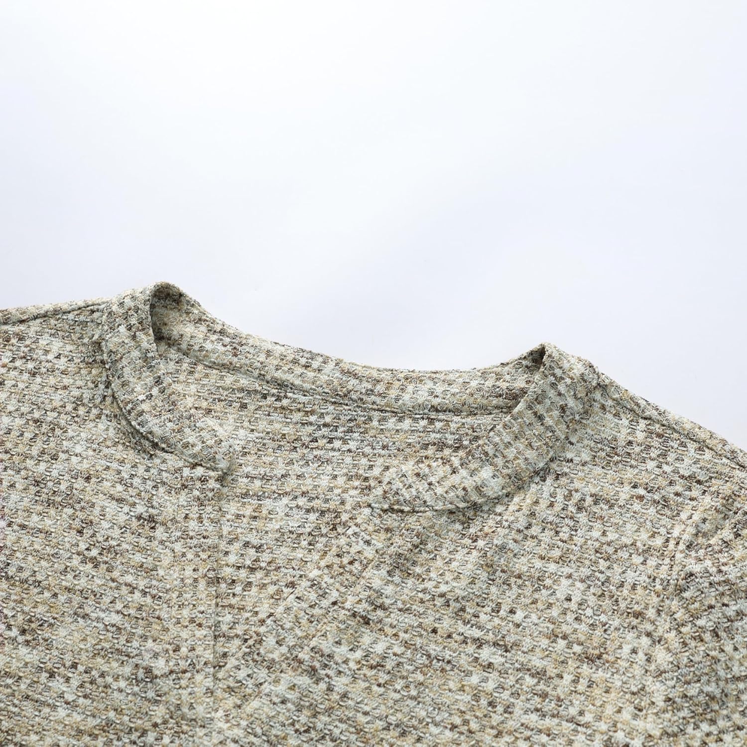 DERAX Womens Long Sleeve Waffle Knit Tops Fall Henley V Neck Shirts Dressy Casual 2026 Spring Blouses - Image 5