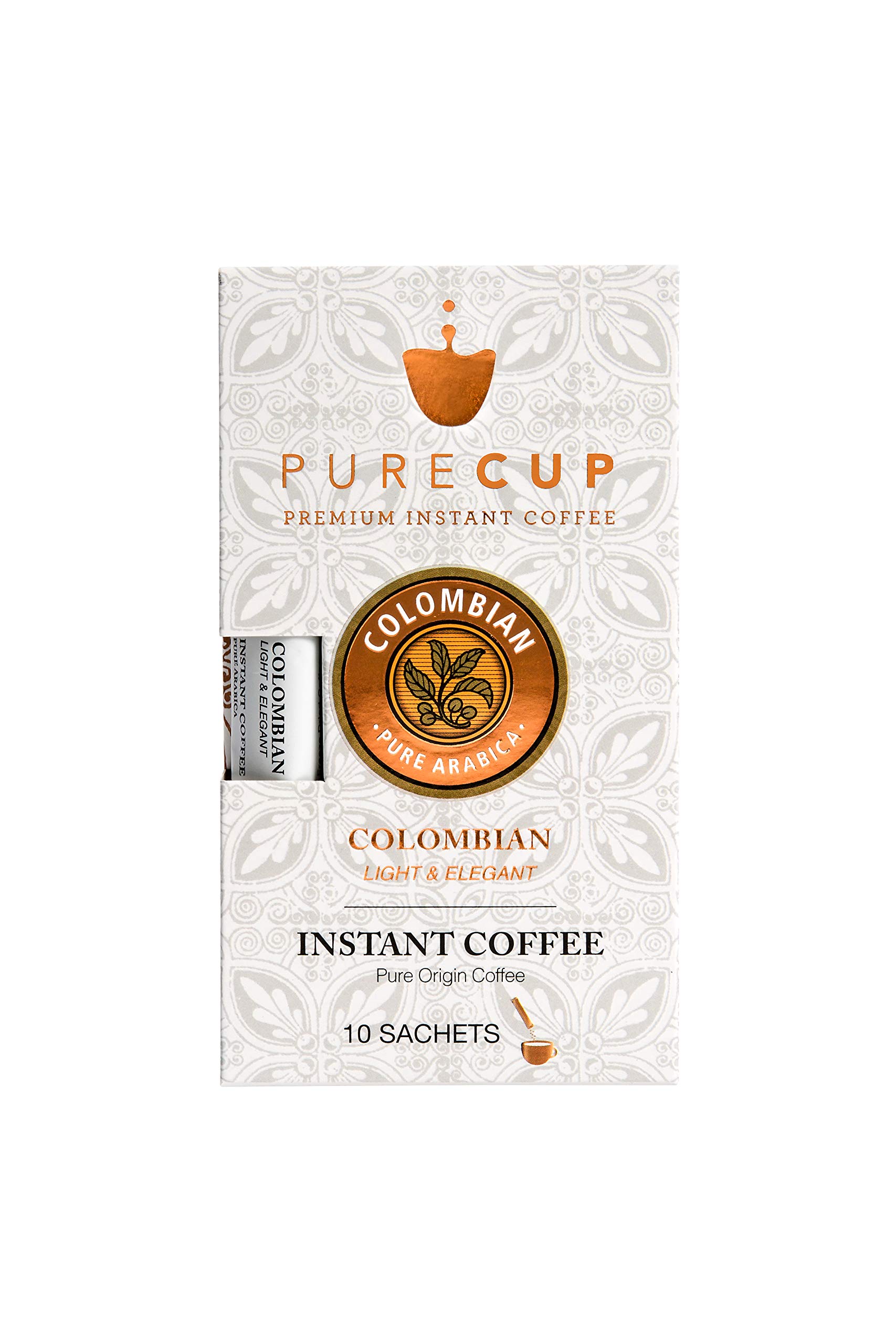 Buy Purecup Premium Instant Coffee Sachets Colombian 6 Packs 10