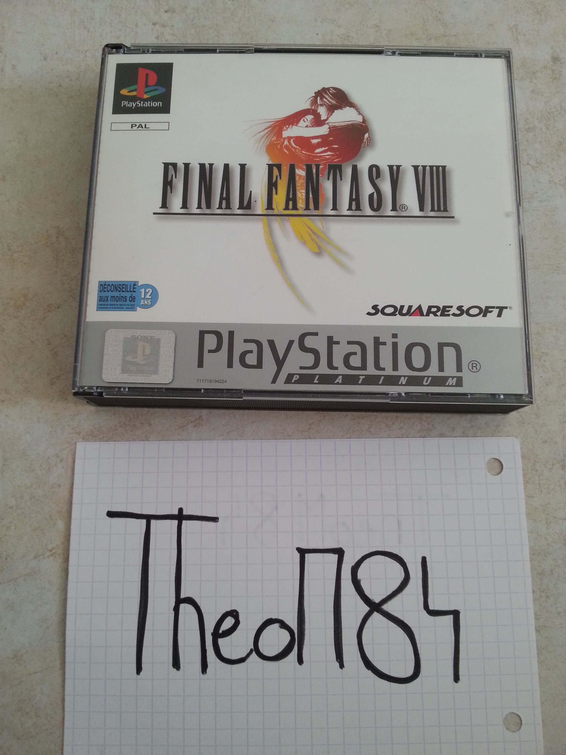 Final fantasy 8 PS1 Platinium PAL FR - complet