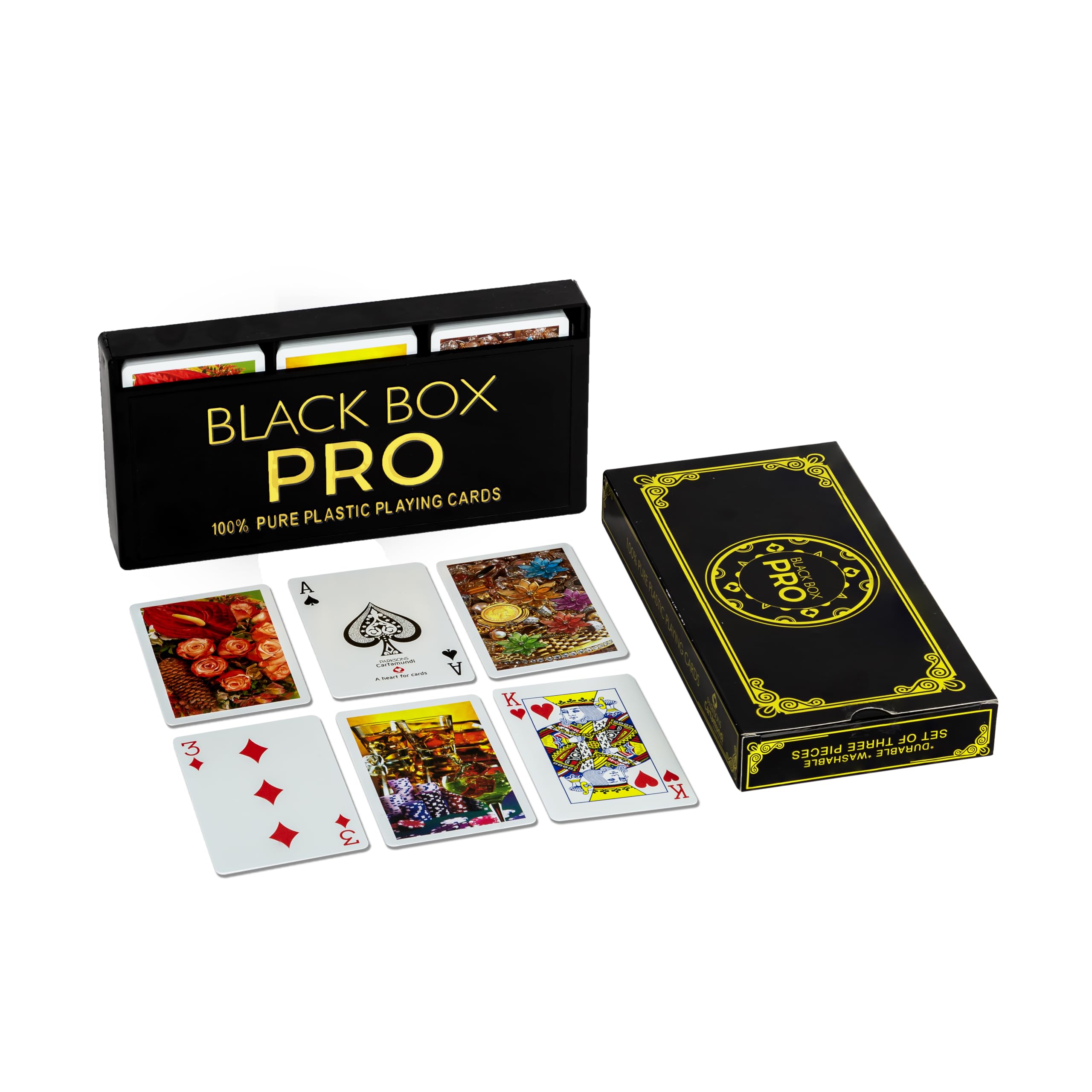 Black Box Premium Black Box Pro Playing Cards - Triple Pack