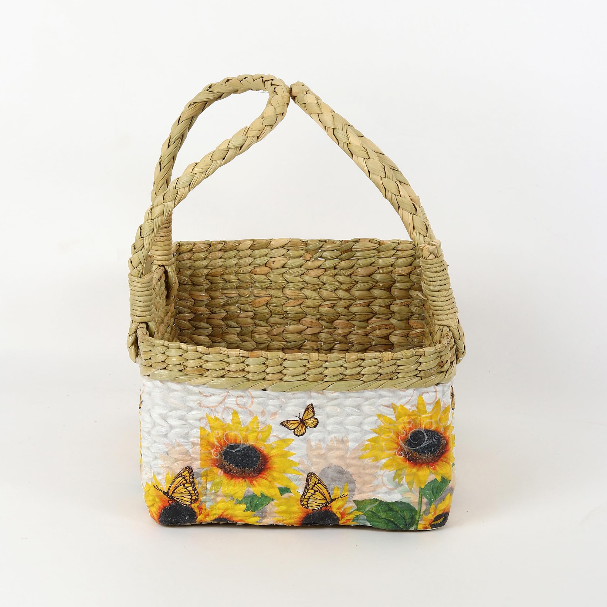 Habere India-All The Cultures Fabricating India Gift Hamper Baskets | Clothes Basket | Baby Hamper (Design 21 - L26xW21xH13 cm) 3