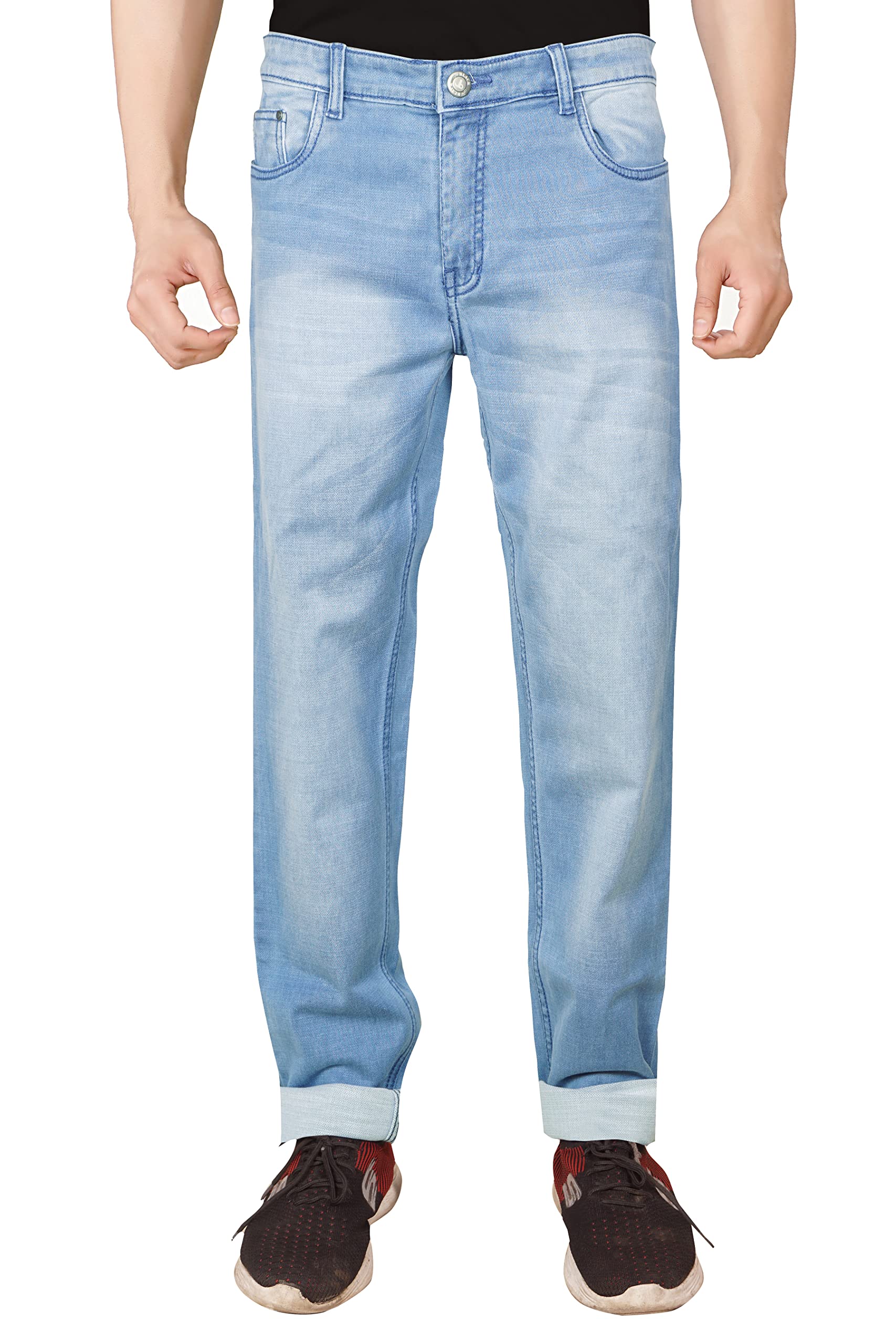JB JUST BLACK Men's Comfort Fit Fashion Denim