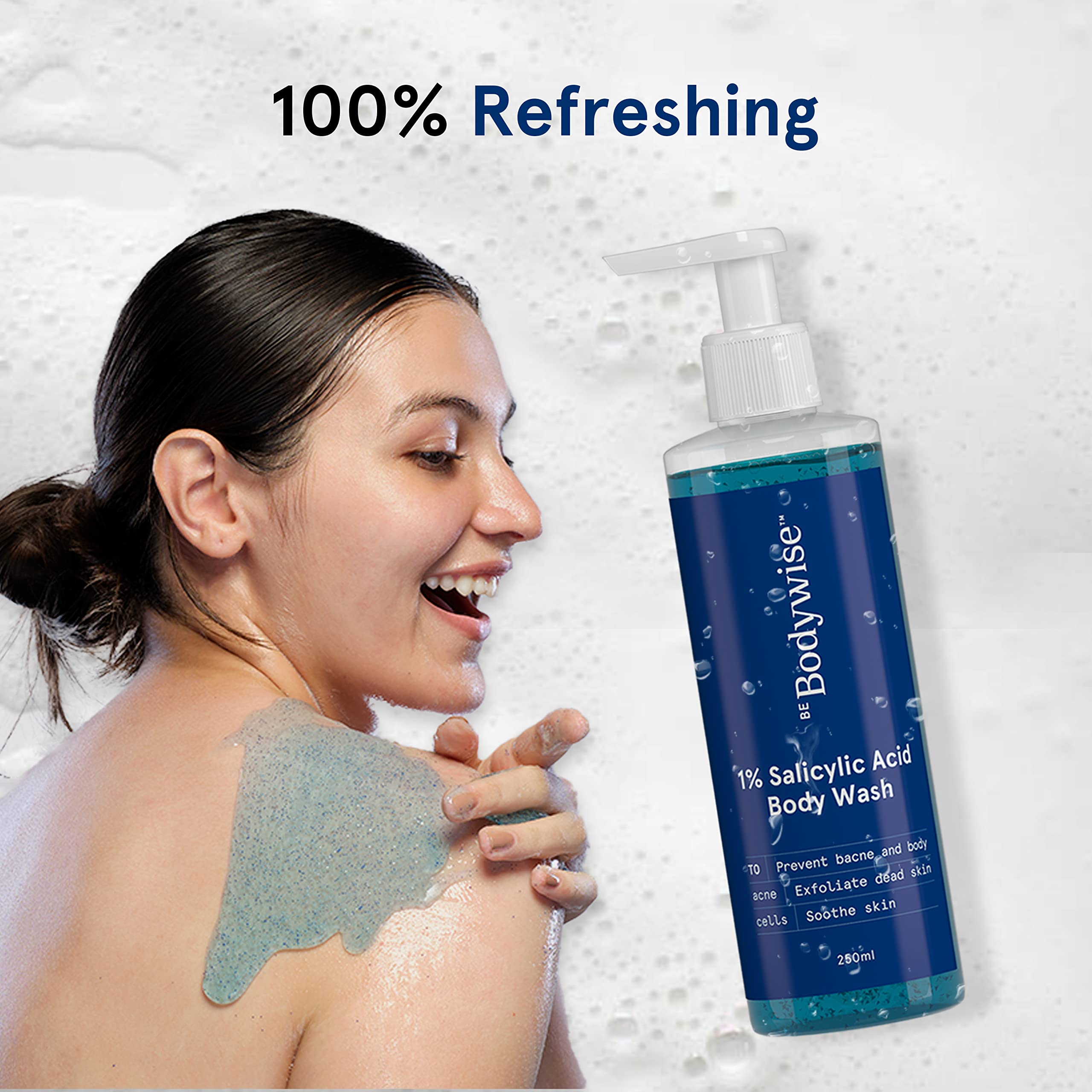 Buy Bodywise 1 Salicylic Acid Body Wash 250ml & Oil Control Face Wash