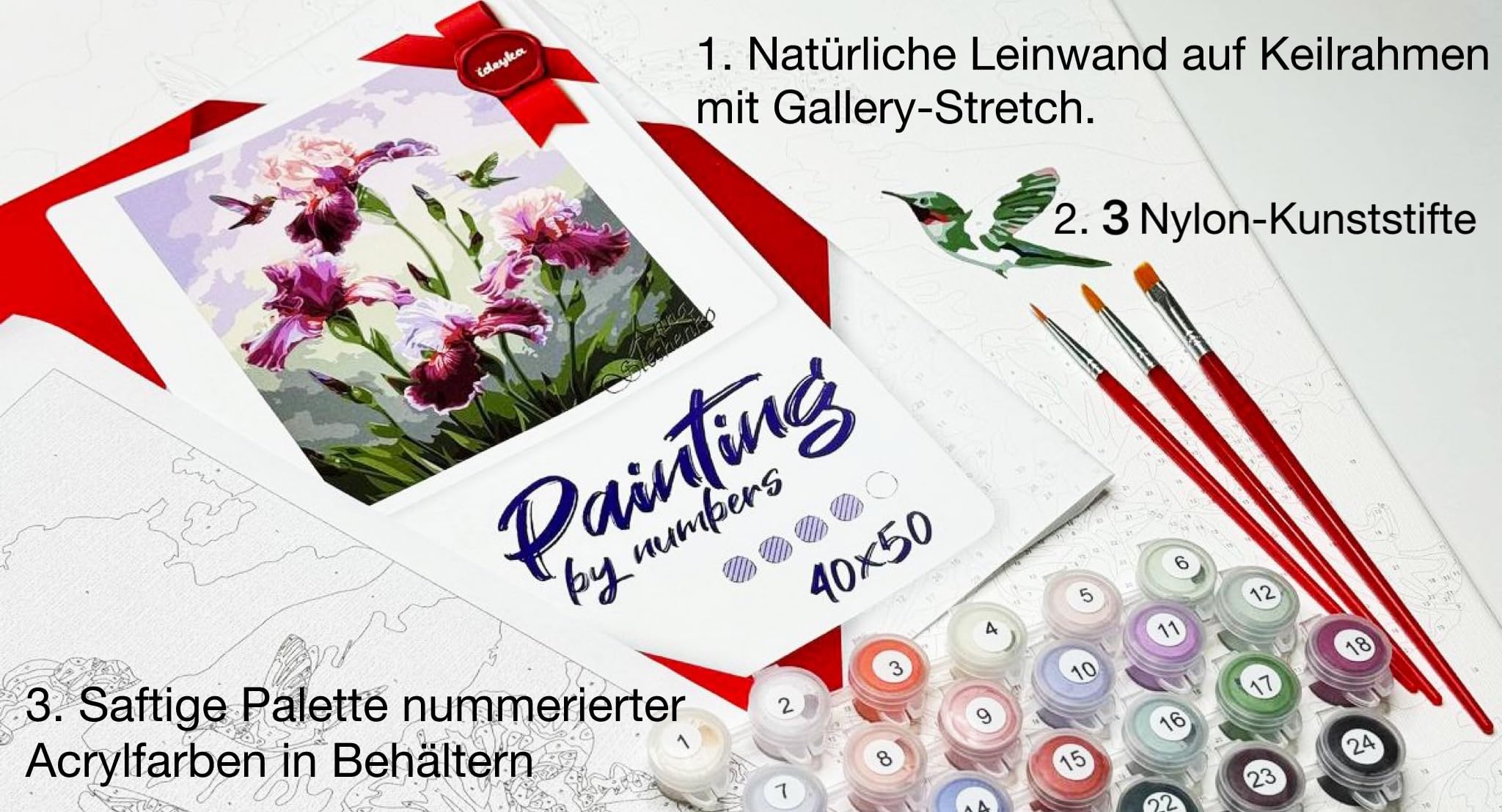 Aazon.co: IDEYKA Pintura Por Núeros Bailarina ©tanya_bonya 9.8 X 9.8