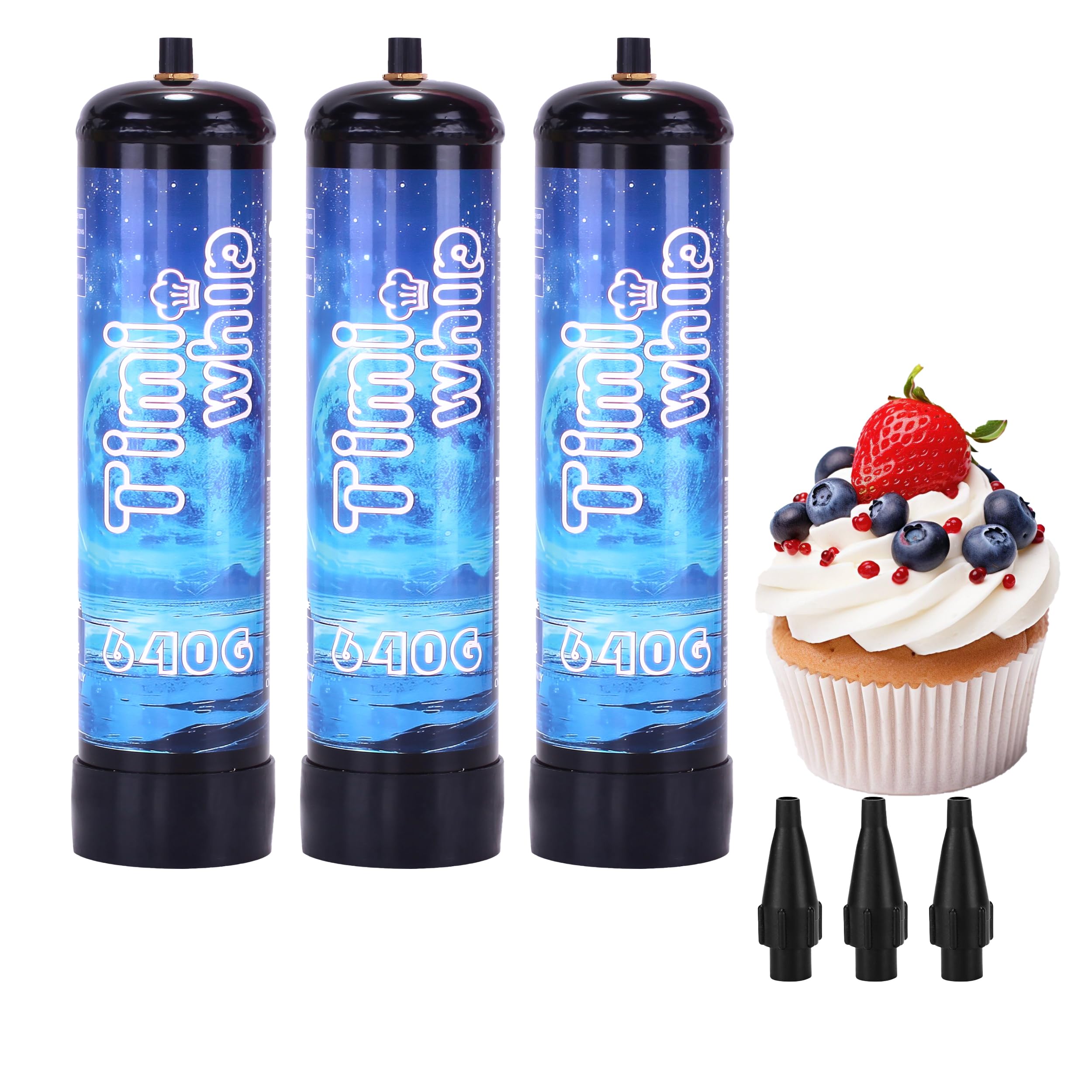 Whipped Cream Charger 640g 1L Cream Chargers 3-Pack