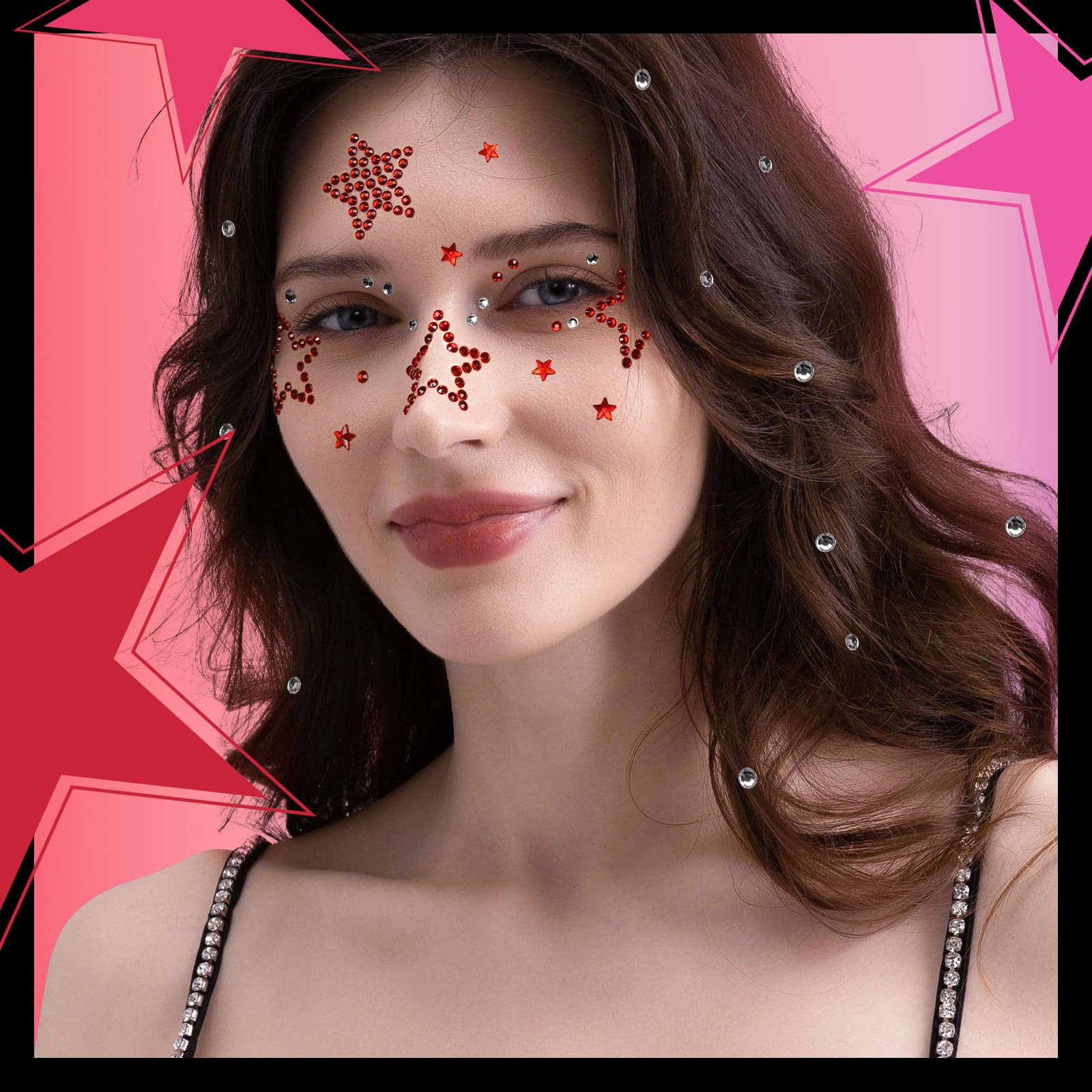 Disclosure Face Sticker Self Adhesive Diamond Face Sticker Diamond Eye