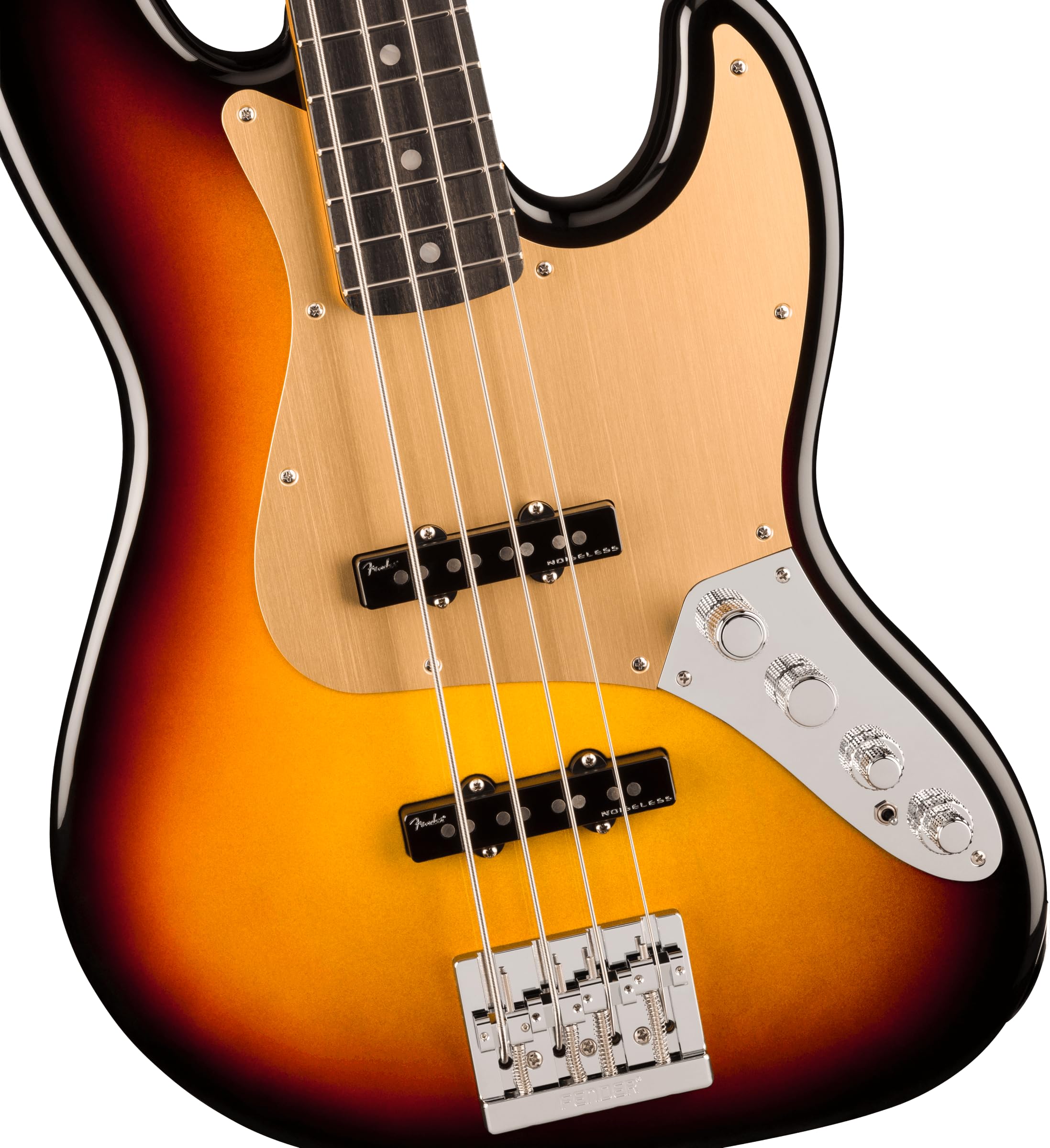 ベース FENDER American Ultra II Jazz Bass Fender American Ultra II Jazz Bass - Sinister Red, Maple