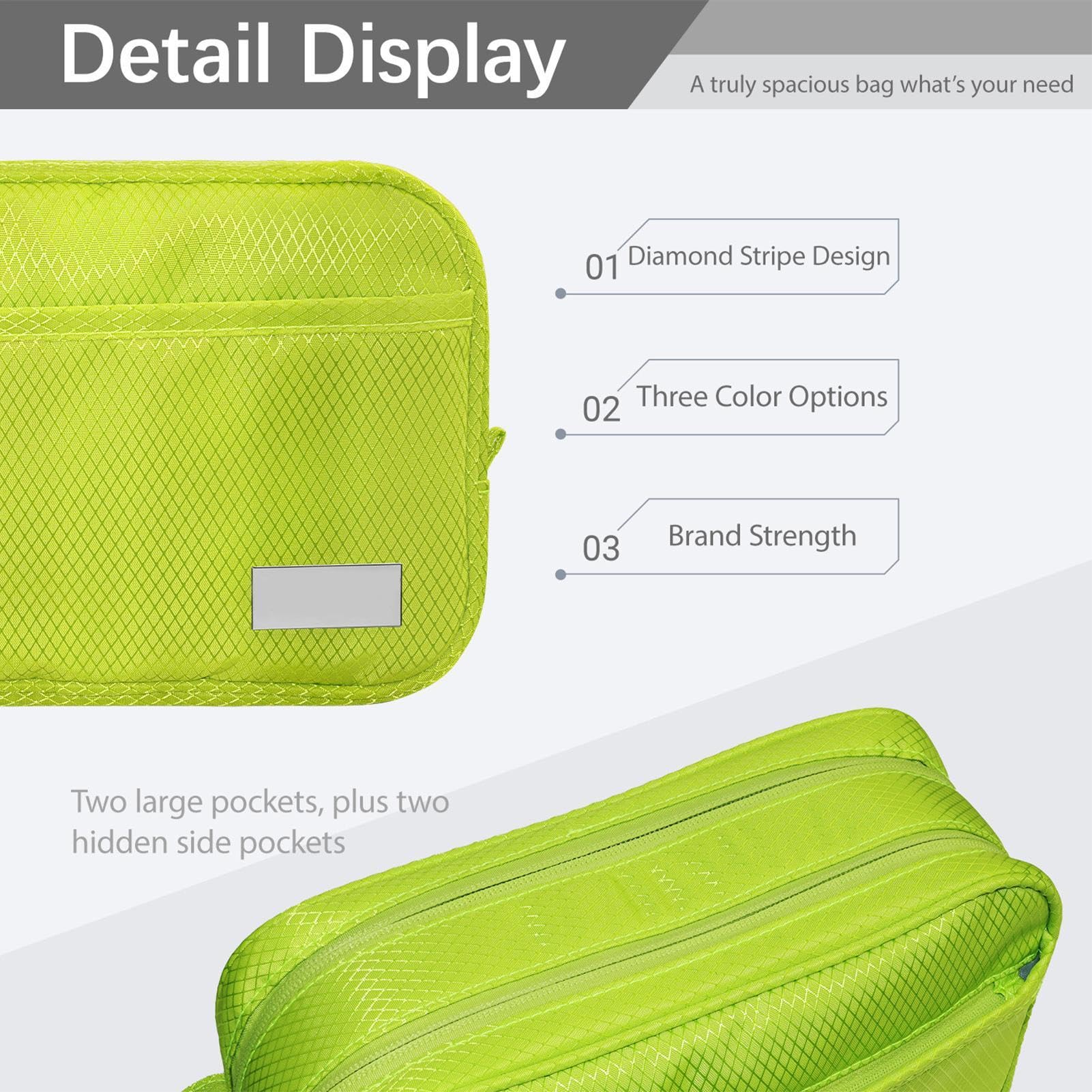 Borsa a tracolla da golf, con tracolla regolabile, portatile, ergonomica