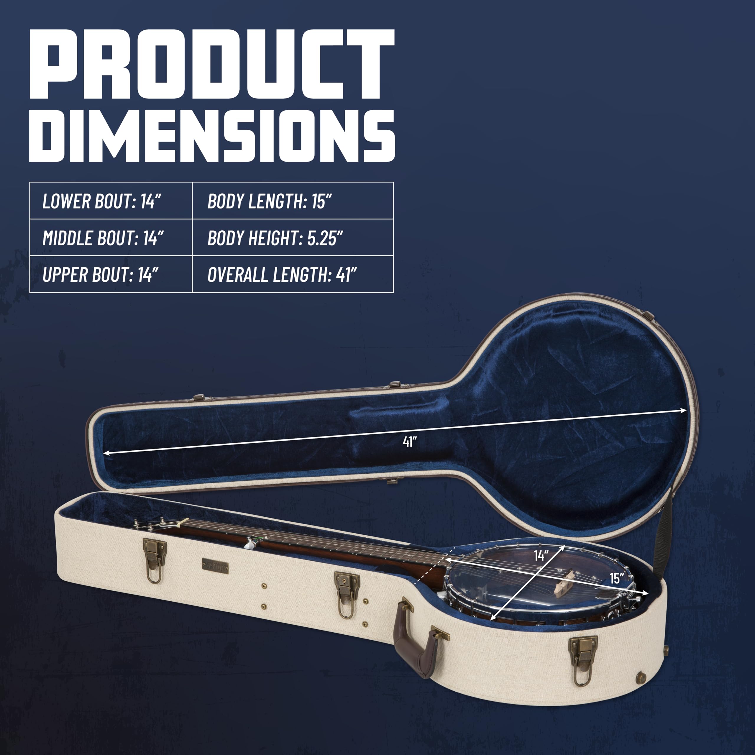 Amazon | Gator Cases ゲーター ハードケース バンジョー用 木製