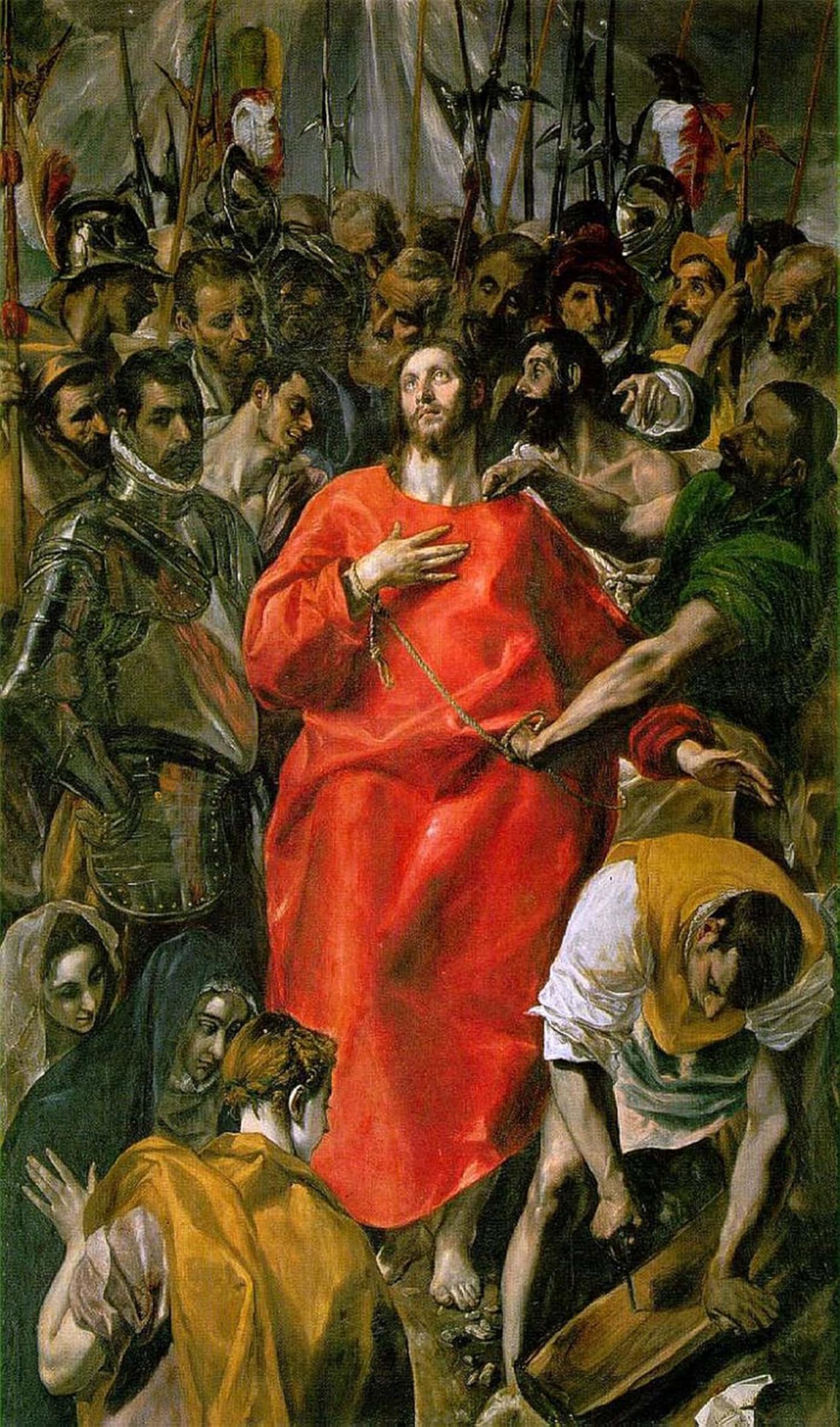 HRJUBWREE Retro Picture Art Painting Wall Poster El Espolio by El Greco Vintage Art Print for Home Decor 60x90cm