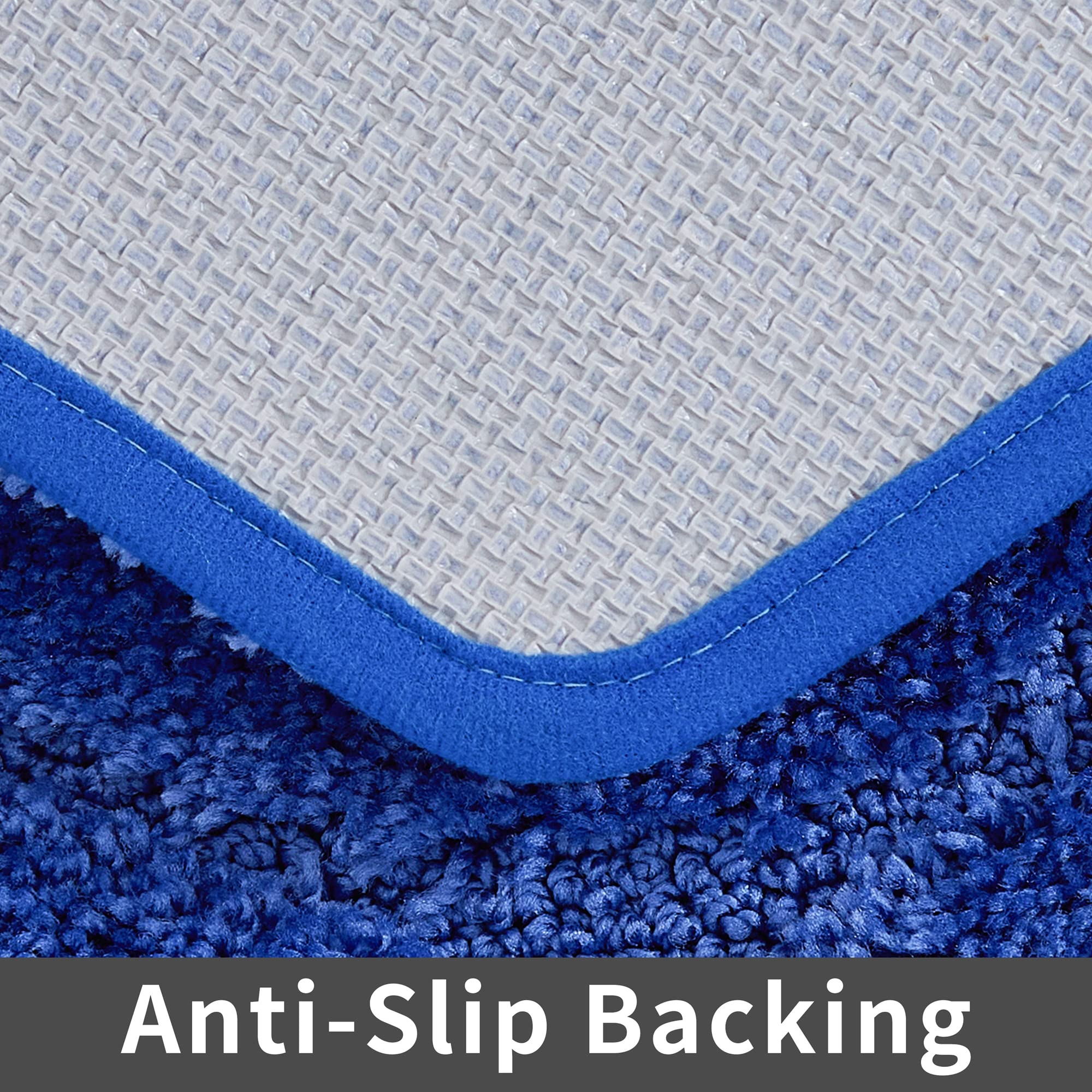 COSY HOMEER Tapis de bain antidérapant extra épais absorbant en peluche lavable