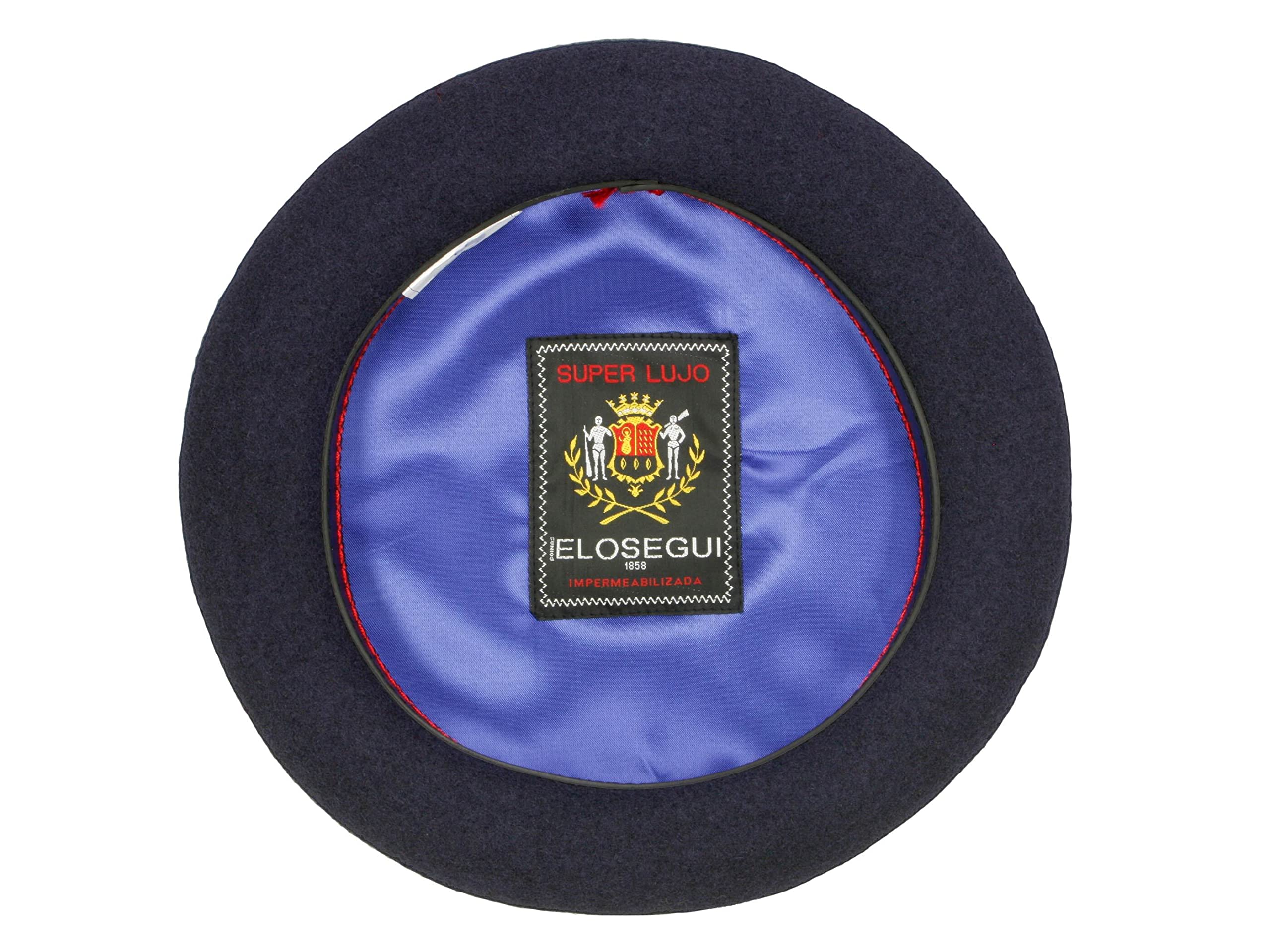 Elosegui Boina 11" Plato pequeño Merino impermeable banda para el sudor de cuero