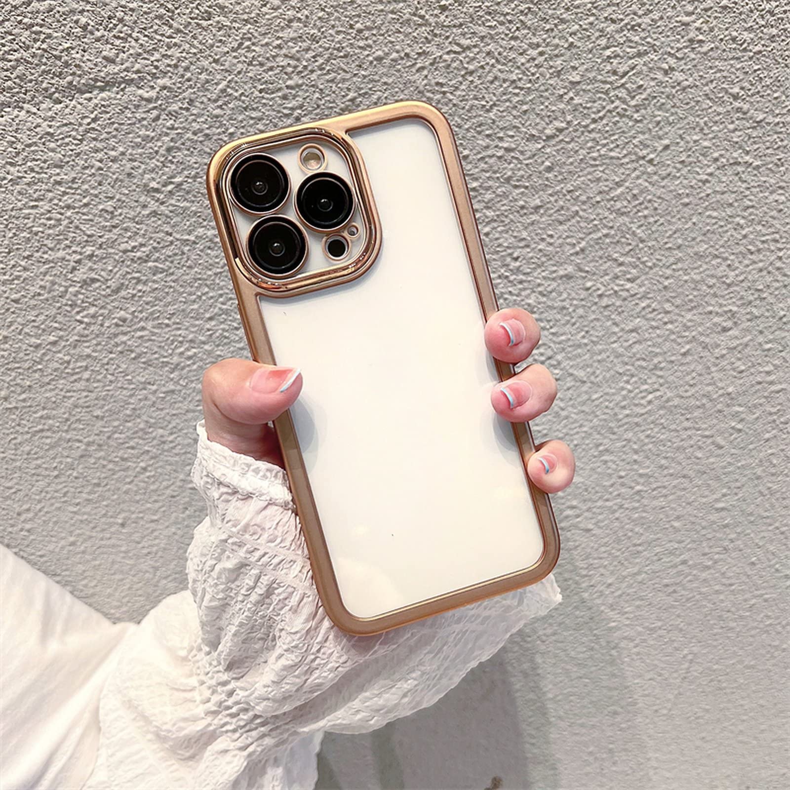 Amazon | QziyanD for iPhone 13 Pro Max用電着クリア耐衝撃