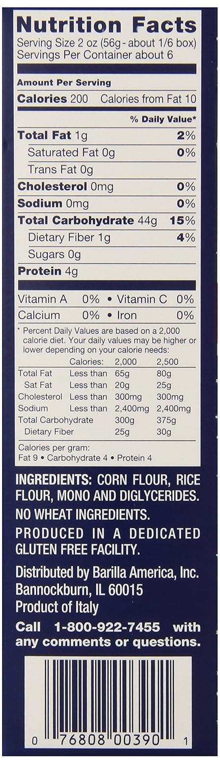 Barilla Gluten Free Pasta Rotini Image
