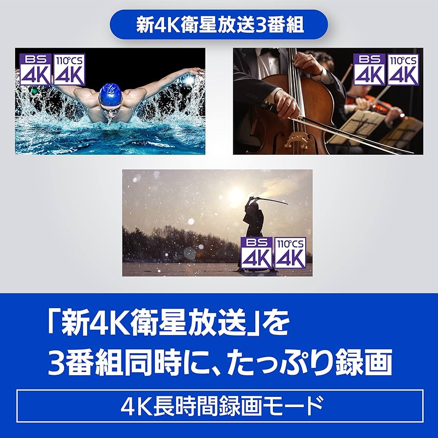 Panasonic DMR-4T202 ブルーレイレコーダー 2TB 3番組同時 Panasonic DMR-4T202 ブルーレイレコーダー 2TB 3番組同時