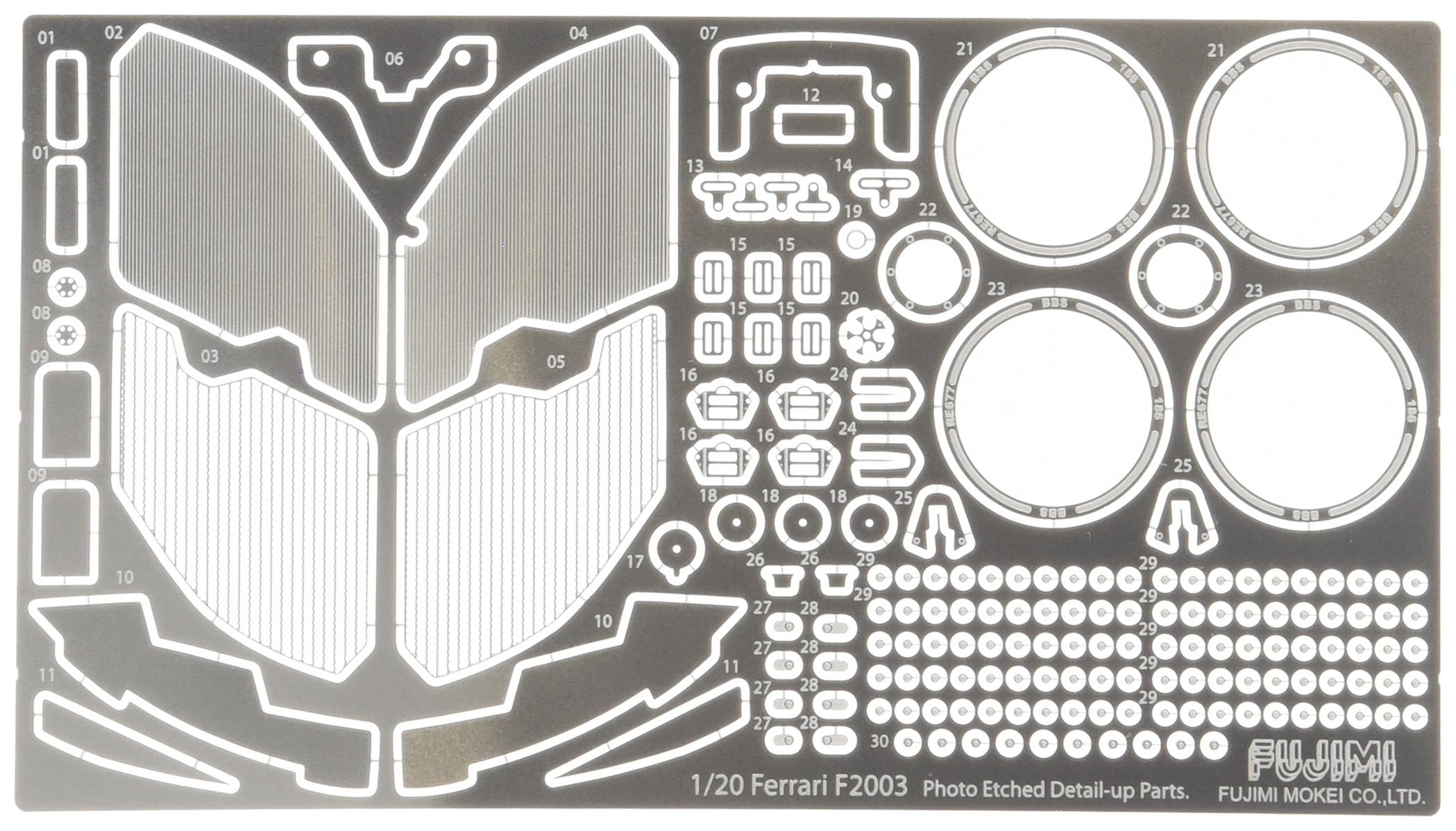 Amazon | フジミ模型 1/20 ディテールアップパーツNo.27 フェラーリ