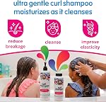 SoCozy Boing Curl Shampoo Sweet-Crème, No Frizz or Fuss, Curls Done Right, 10.5 fl. oz..