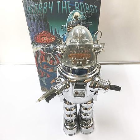 Amazon ロビーザ ロボット ニッケルメタリック 大阪ブリキ 超限定品 箱付き美品 光線銃放つ 昭和レトロ ビンテージ ソフビ人形 おもちゃ Amazon ロビーザ ロボット ニッケルメタリック 大阪ブリキ 超限定品 箱付き美品 光線銃放つ 昭和レトロ ビンテージ ソフビ人形 おもちゃ