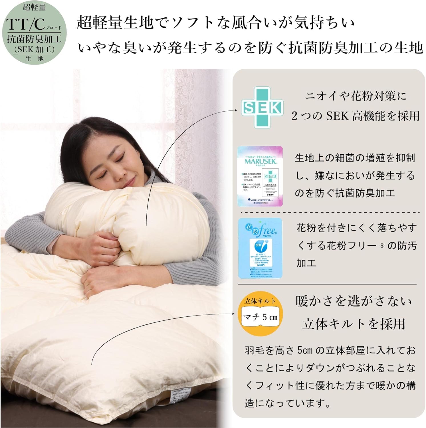 羽根掛布団(フェザーケット)2枚組　150×200cm フェザー90% 西川 ufhe23015_top_2_large.jpg?v=