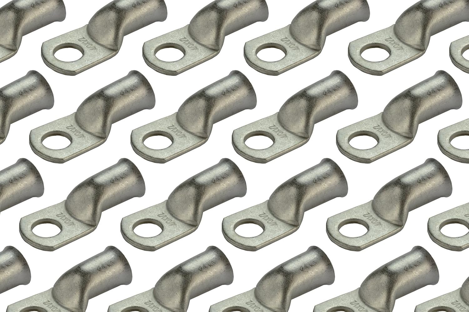 TEMCo Tinned Copper Battery Cable Ends, 4/0 AWG to 1/0 AWG