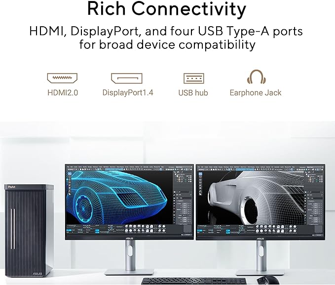 Monitor Profesional 27" QHD 1440P IPS 120Hz HDR-10 miniatura 8