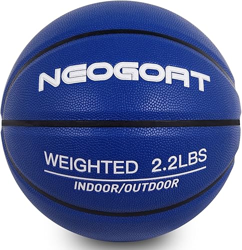 Miniatura 10 de 3LBS/2.2LBS 29.5"/28.5" Weighted Heavy Basketball Training Equipment for in& Outdoor Improving Handling Dribbling, Passing&Rebounding Skills