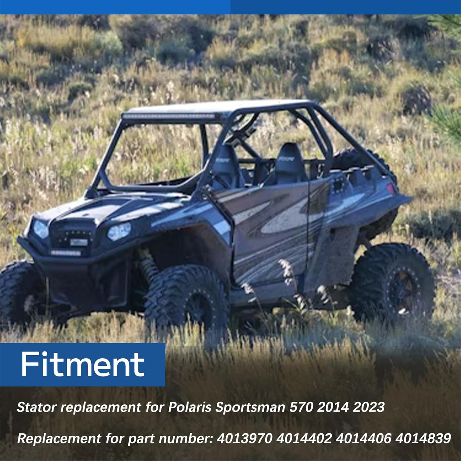 WFLNHB Stator Replacement for Polaris Sportsman 570 2014 2023 Replacement for 4013970 4014402 4014406 4014839