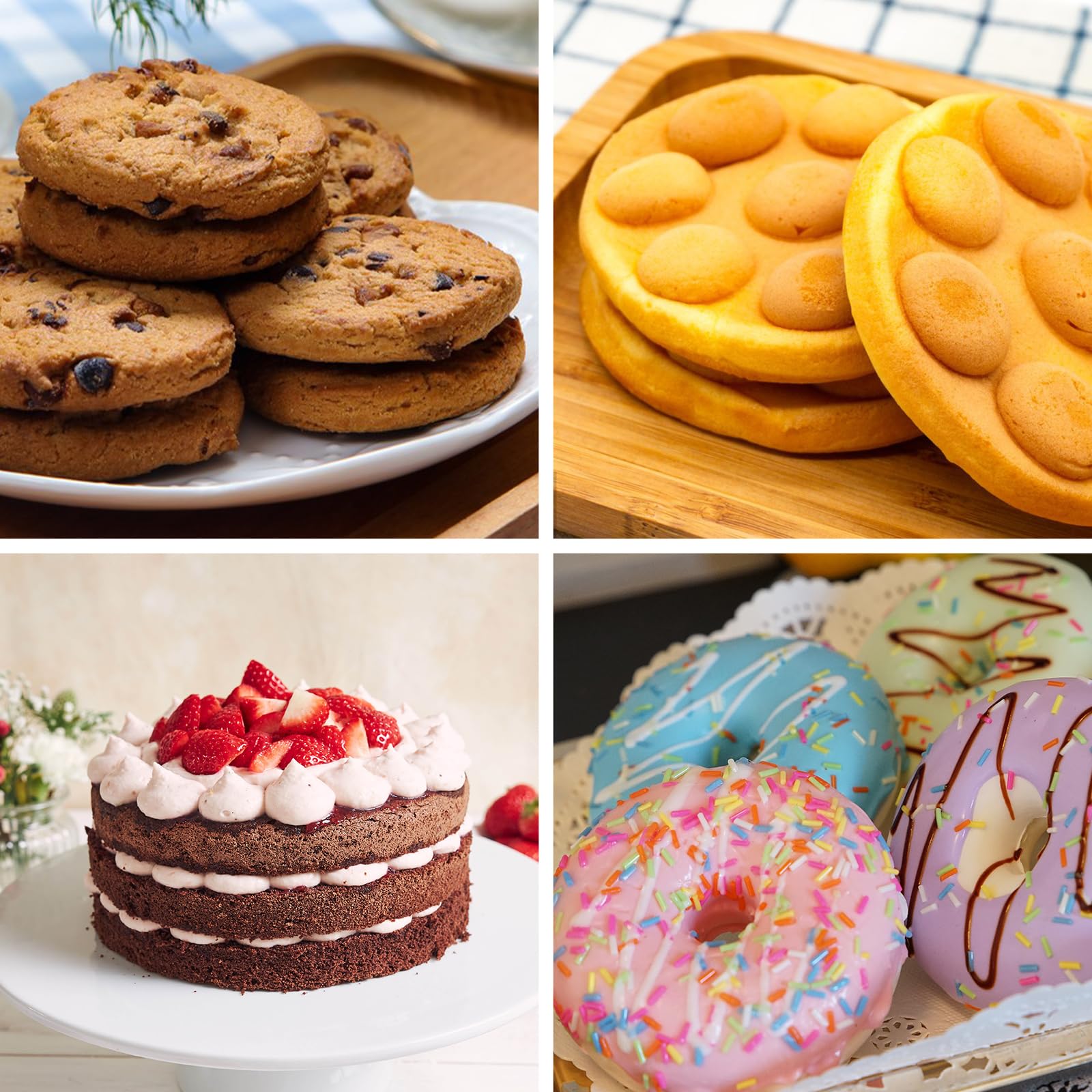 Set van 2 ronde donutvormen van roestvrij staal van Zenker