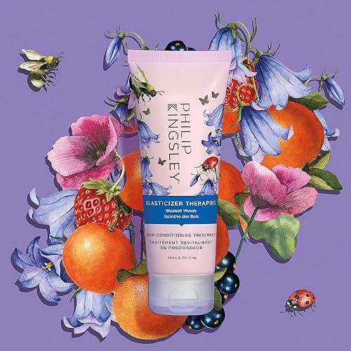 Miniatura 3 de Elasticizer Therapies Bluebell Woods Tratamiento de acondicionamiento profundo para cabello rizado seco dañado hidratar condición fortalece reducir