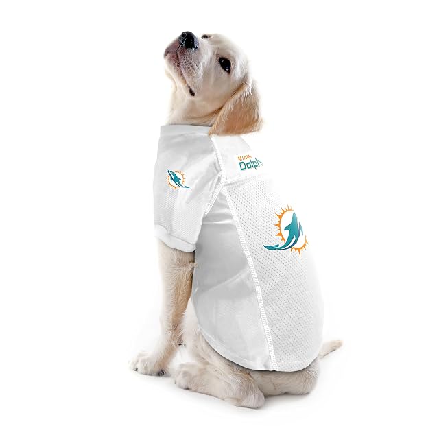 Foto 2 de 6 de Abrigo de la NFL para mascota. - 320134-DOLP-M, Medium, Blanco