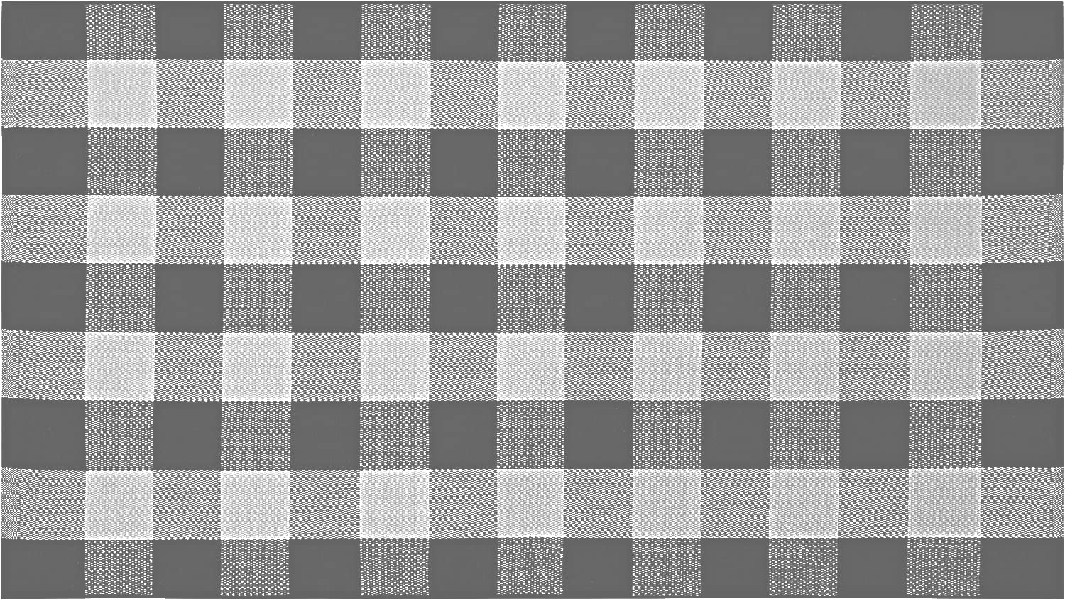 SEEKSEE Cotton Buffalo Plaid Rug 3'x5' Gray and White Checked Rug Washable Doormats Indoor Outdoor Rugs for Layered Front Door Mats, Porch, Kitchen,