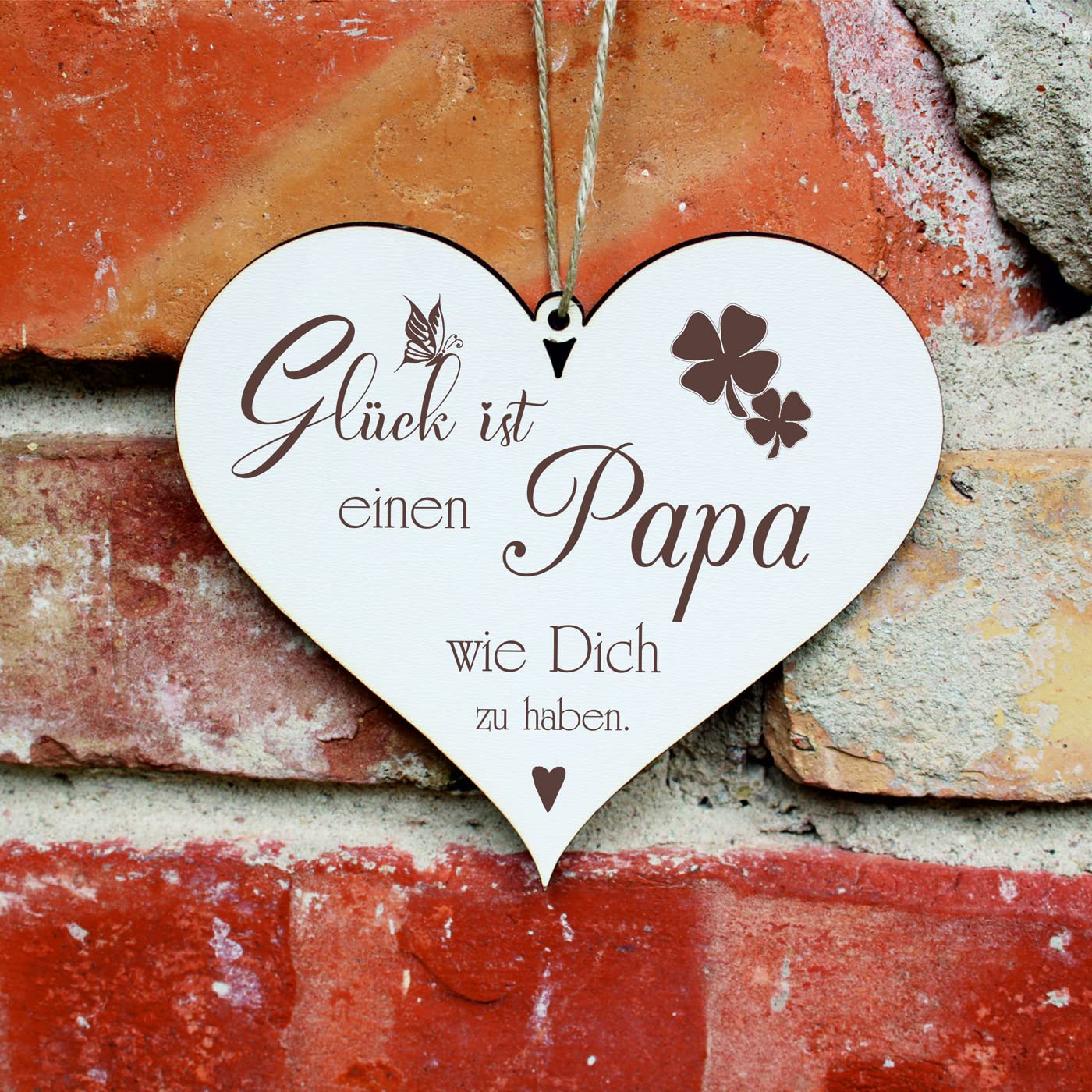 Papa Is My Best Friend Schild | Vintage Dekoration Für Opa, 12.7x20.3cm, Aus Hartfaser