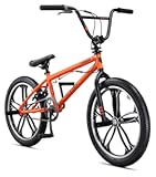 Mongoose Legion BMX Bike, 16, 18 or 20 Inch Bike for Kids and Adults, Hi-Ten Steel Frame, 25x9T, 36x16T or 40x16T Gearing, Black/Teal, Silver, Orange, Red, Green, Black or Light Blue