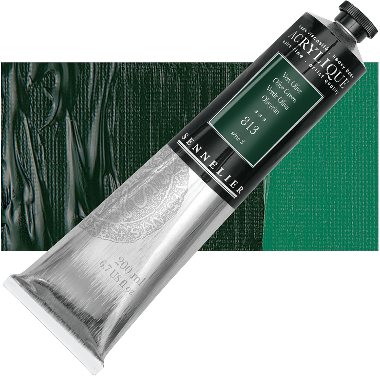 Sennelier Extra-Fine Artists' Acrylics 200 ml Tube, 200ml, Burnt Sienna S1