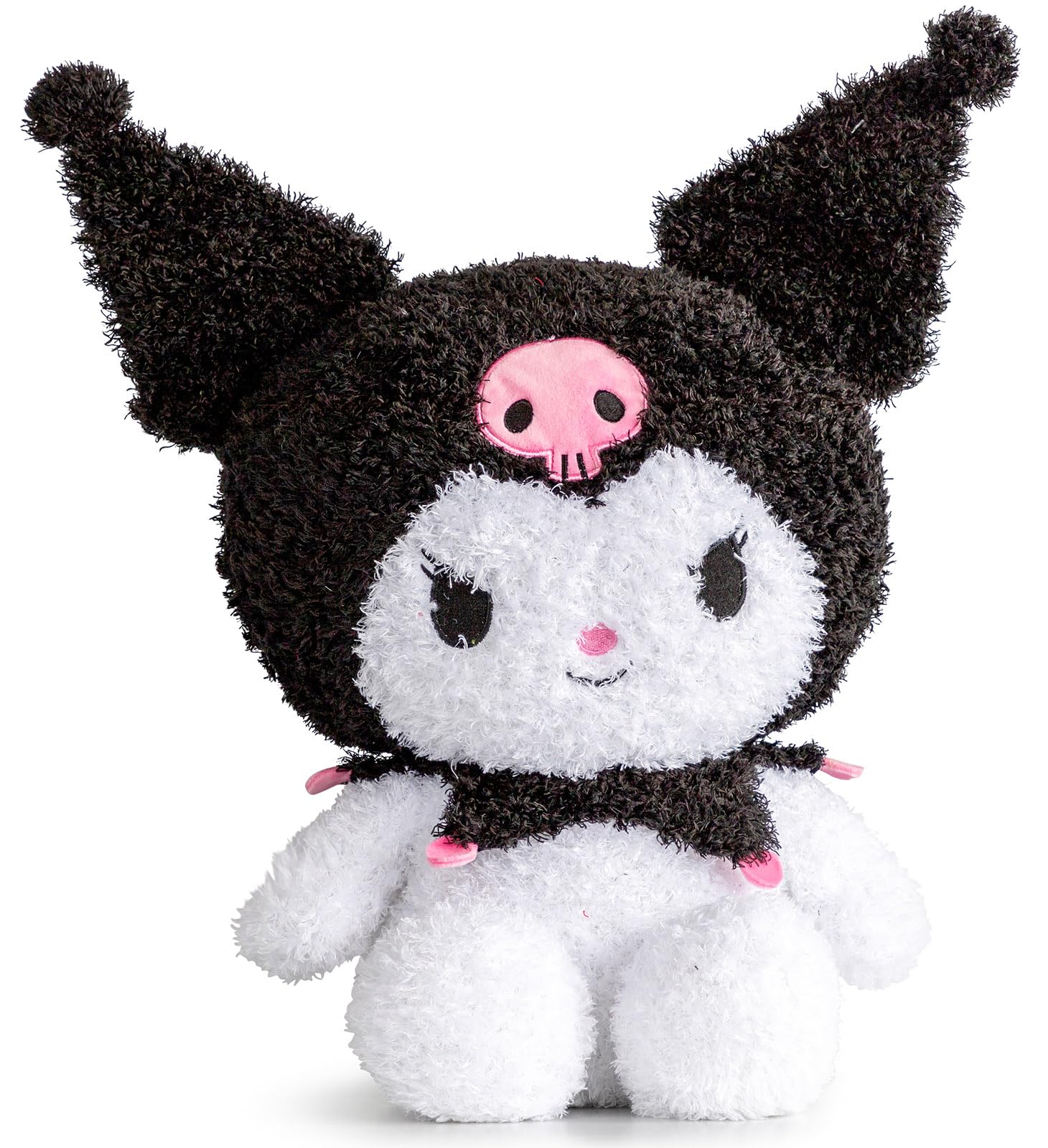 Weighted Hello Kitty Kuromi Fuzzy Plush Pillow Buddy - 2.5 lbs Super Soft Stuffed Pillow, 16 inches