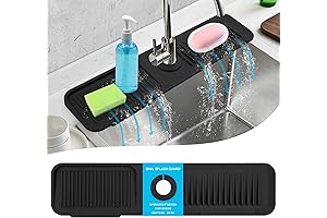 Silicone Faucet Handle Drip Catcher Tray Mat